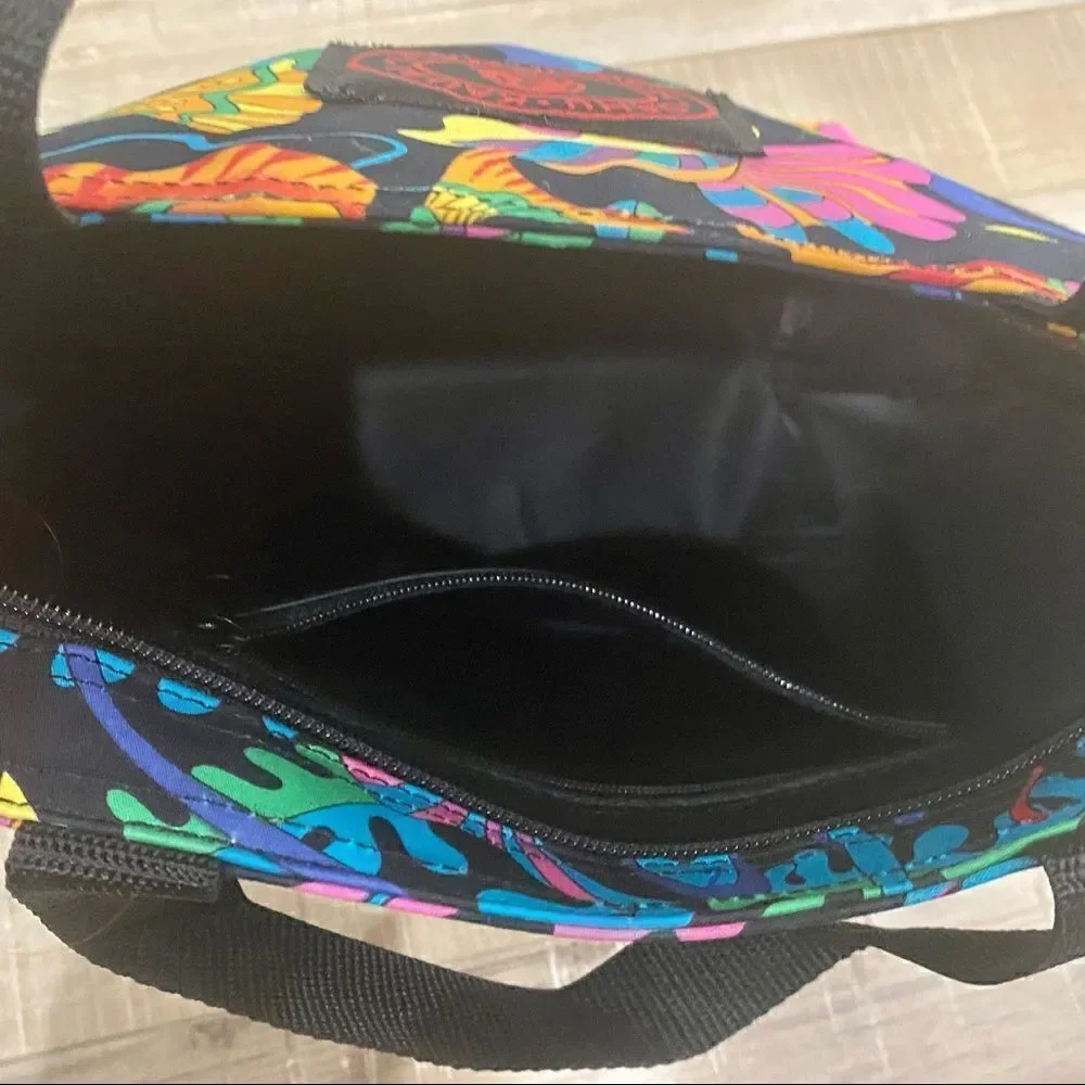 VINTAGE Hawaii Mini Tote Psychedelic Aquatic NWOT!